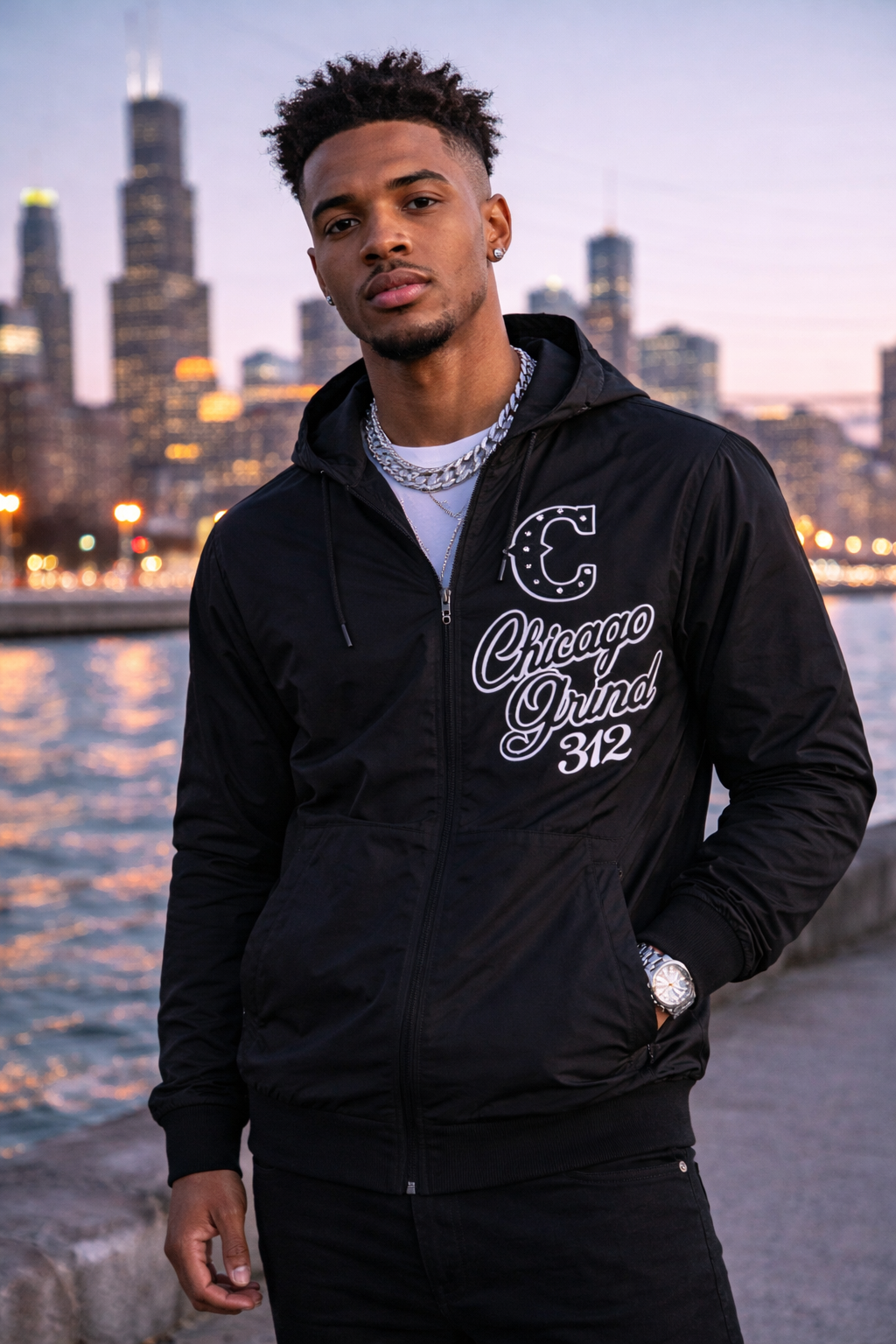 Roku Men's Custom "Chi Grind" Jacket