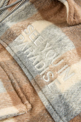 See You In Paradise Flannel Hooded Shacket