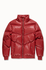 See You In Paradise "The Wild One" Puffer Leather Jacket