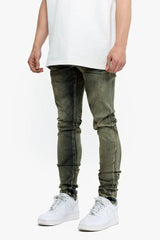 Valabasas Skinny Jean "Mr. Flex" - Brown/Blue Vintage Washed