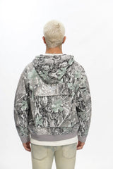 Valabasas "Stalker" Rhinestone Denim Jacket - Grey Forest