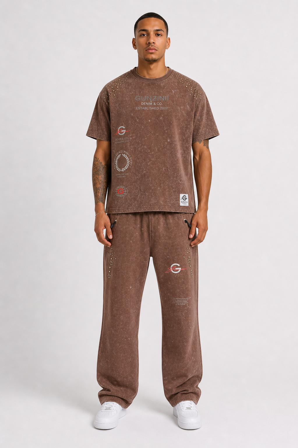 Gunzinii Short Sleeve Jogger Set