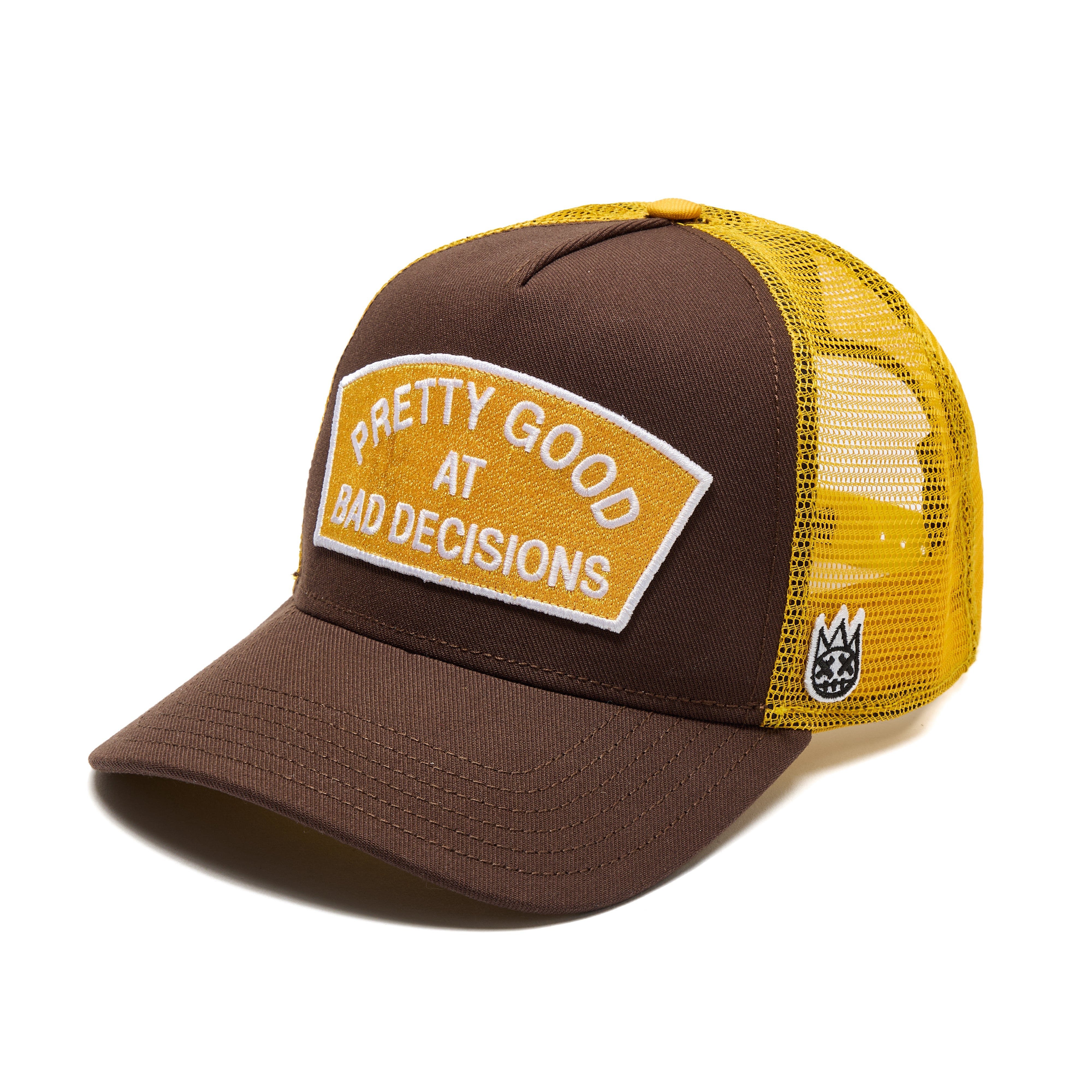 Cult of Individuality "Good At Bad Decisions" Mesh Back Trucker Hat