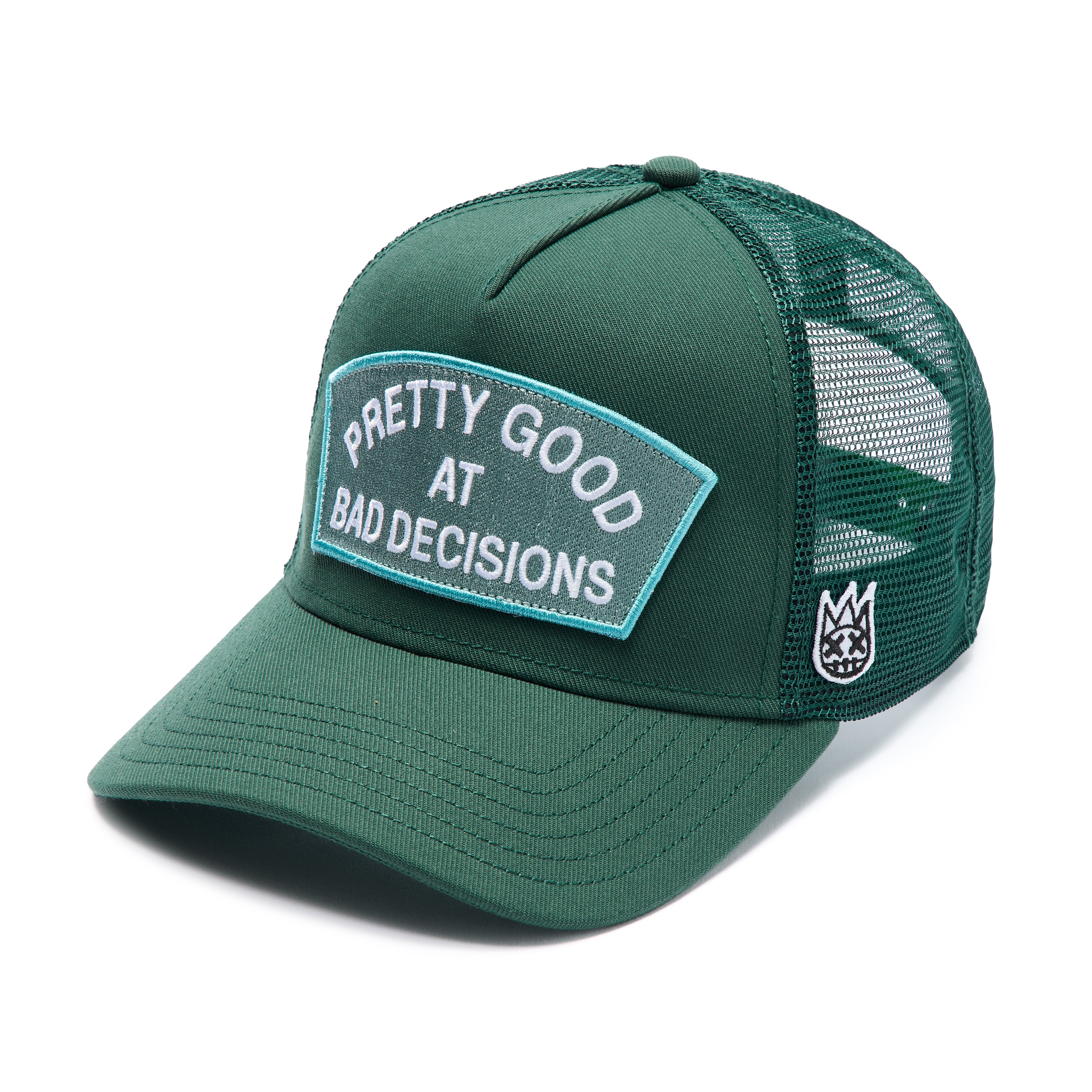 Cult of Individuality "Good At Bad Decisions" Mesh Back Trucker Hat