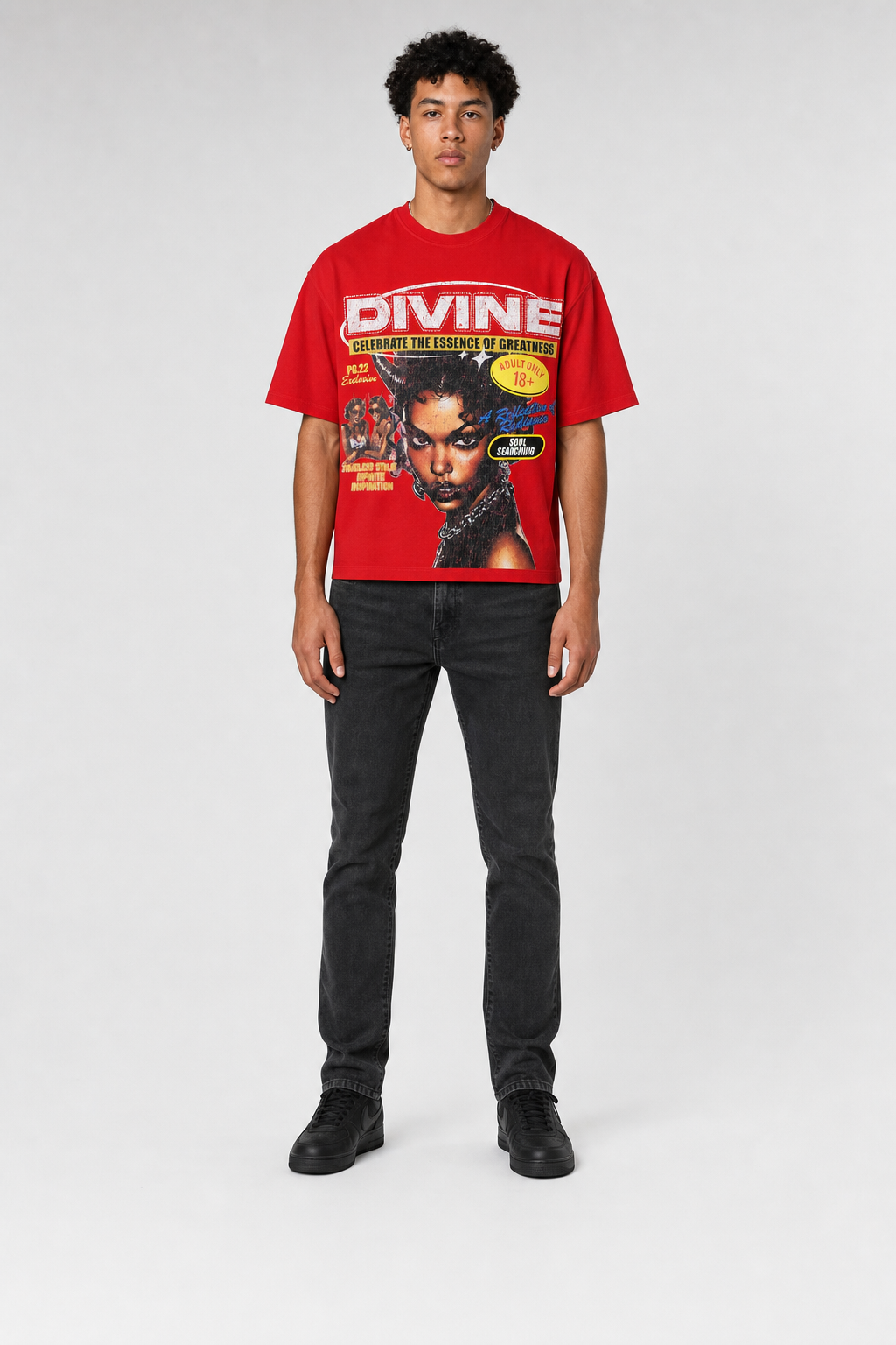 Roku "Living Divine" Boxy Tee