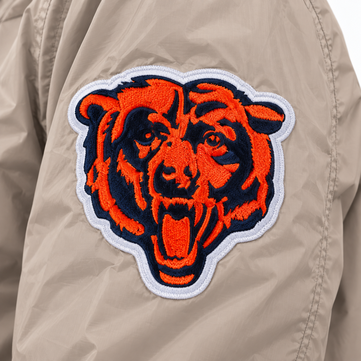 Pro Standard Bears Windbreaker Zip-up Jacket - Khaki