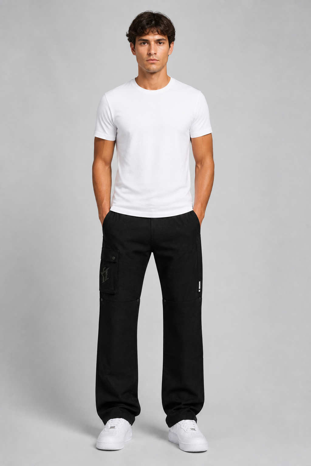 Makobi "Adorni Elite Club" Nylon Stacked Pants