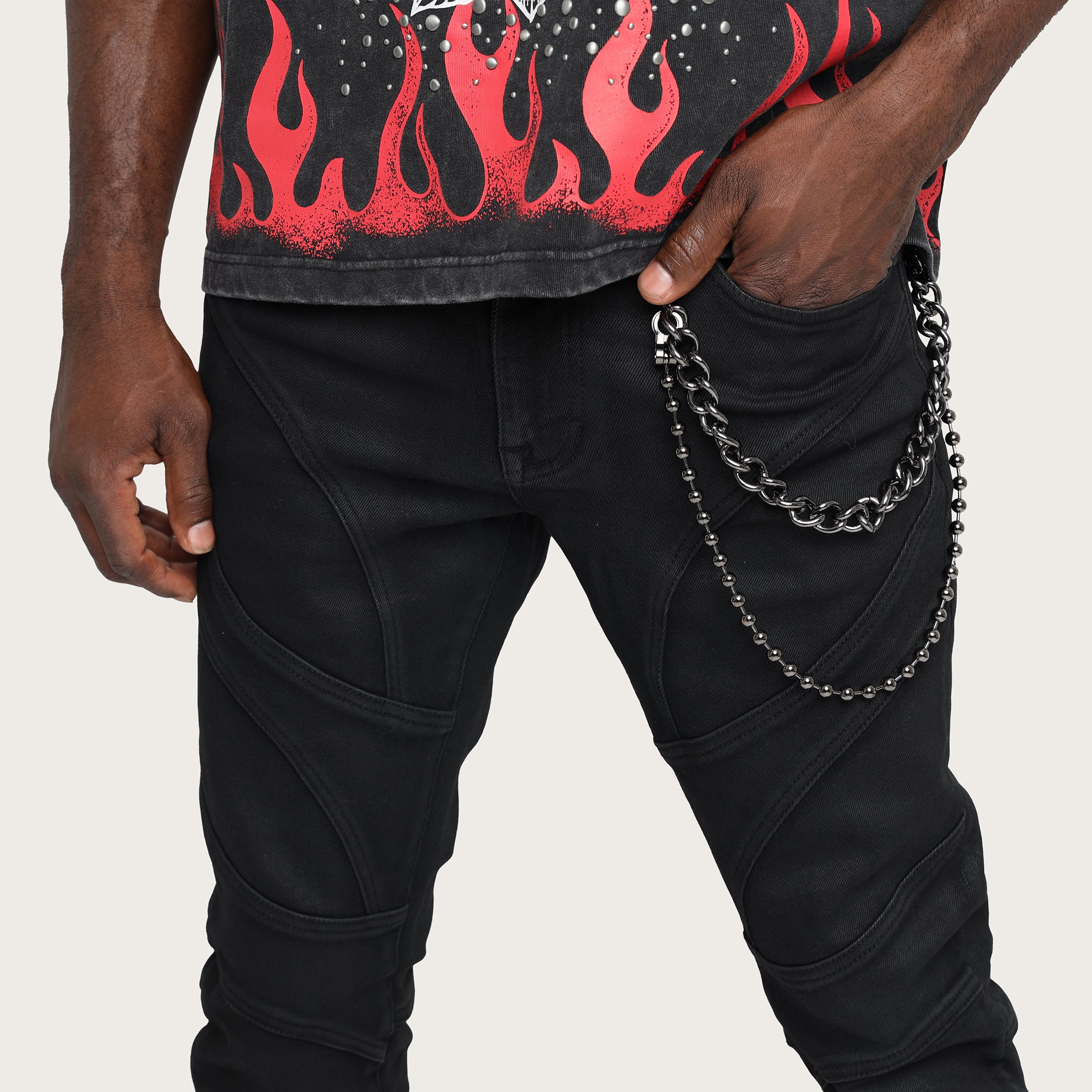 Smoke Rise "Engineered" Stacked Pants