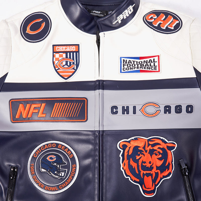 Pro Standard Bears Motto Leather Jacket