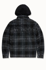 See You In Paradise Flannel Hooded Shacket