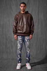 See You In Paradise Leather Hoodie Separate