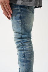 Serenede "Neptune" Vintage Mid-Blue Classic Wash Jeans