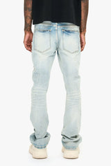 Valabasas "Shine" Stacked Flare Rhinestone Jeans