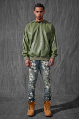 See You In Paradise Leather Hoodie Separate