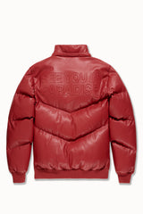 See You In Paradise "The Wild One" Puffer Leather Jacket