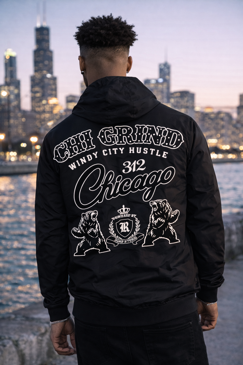 Roku Men's Custom "Chi Grind" Jacket