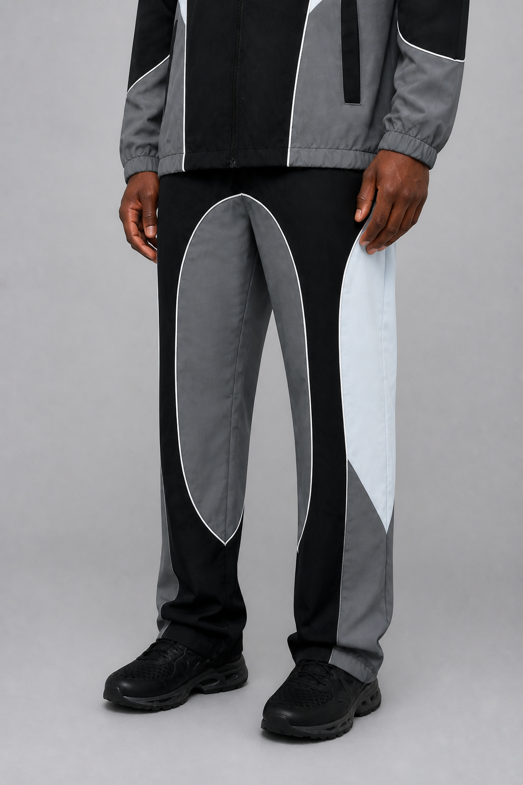 Rebel Minds Ripstop Nylon Color Block Tracksuit