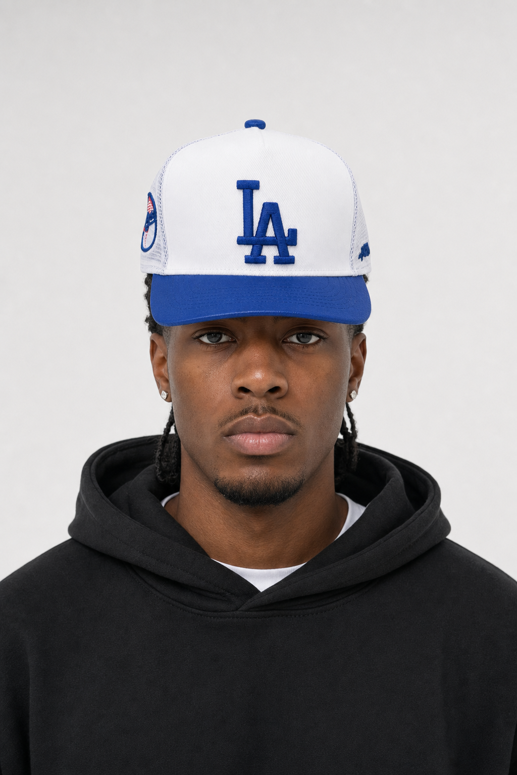 Pro Standard Strapback Leather Curved Visor Trucker Hat