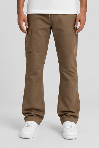 Makobi "Adorni Elite Club" Nylon Stacked Pants