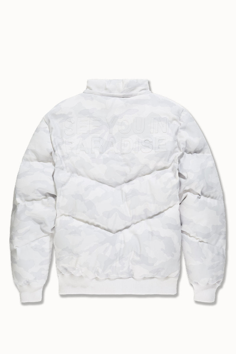 See You In Paradise "The Wild One" Puffer Leather Jacket