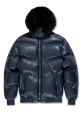 See You In Paradise "The Wild One" Puffer Leather Jacket