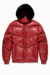 See You In Paradise "The Wild One" Puffer Leather Jacket