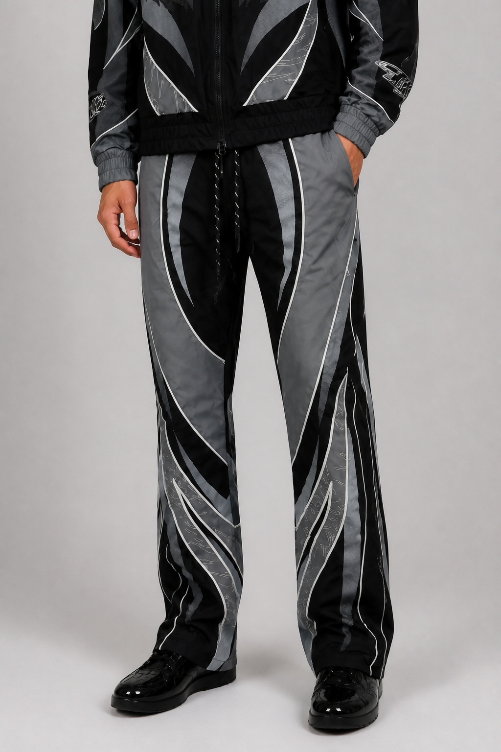 Smoke Rise Rising Colorblock Windbreaker Pants & Jacket Set