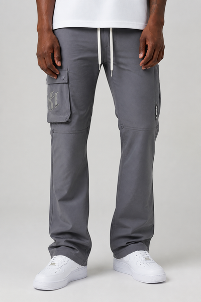 Makobi "Adorni Elite Club" Nylon Stacked Pants