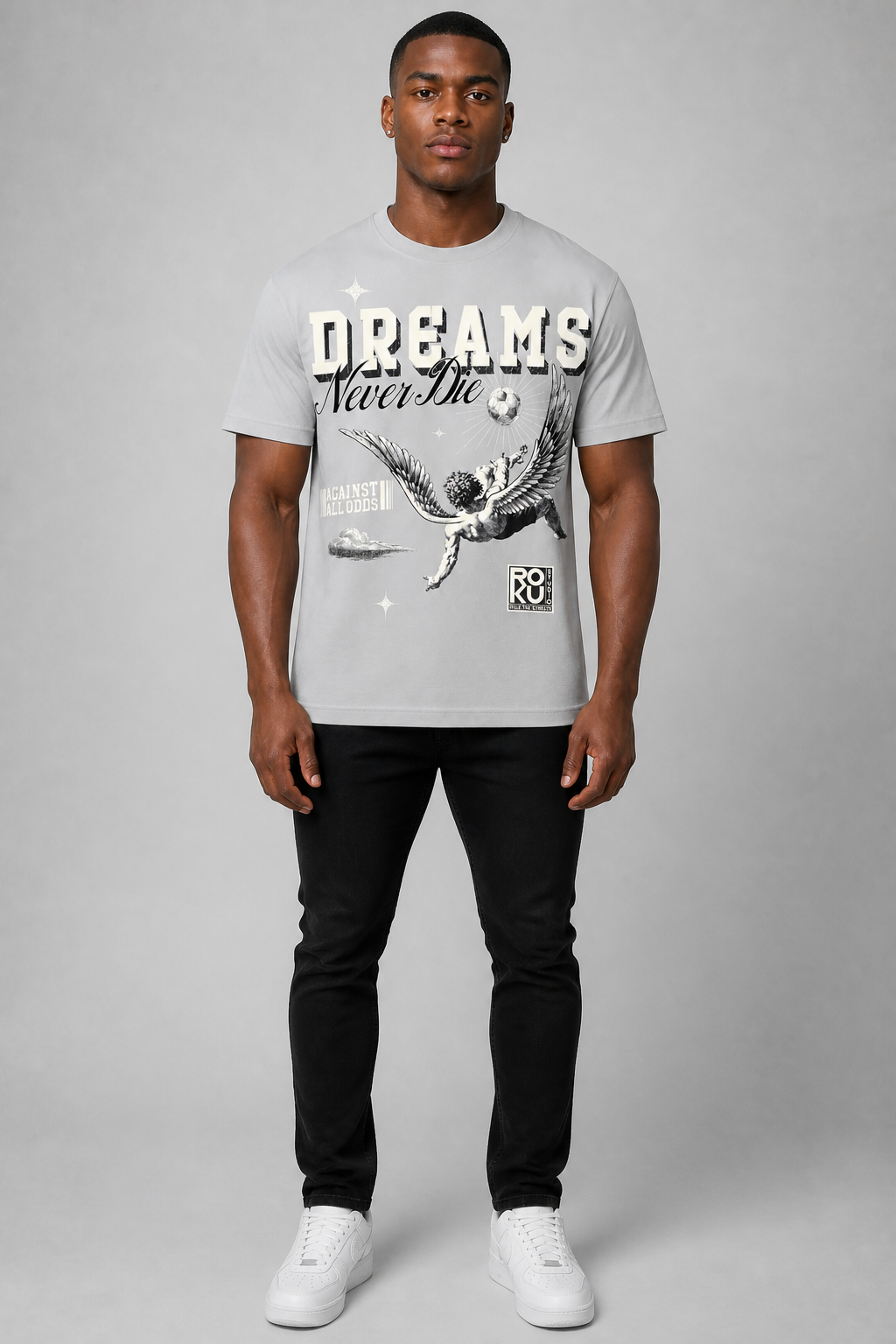 Roku "World Cup" Faded Boxy Tee