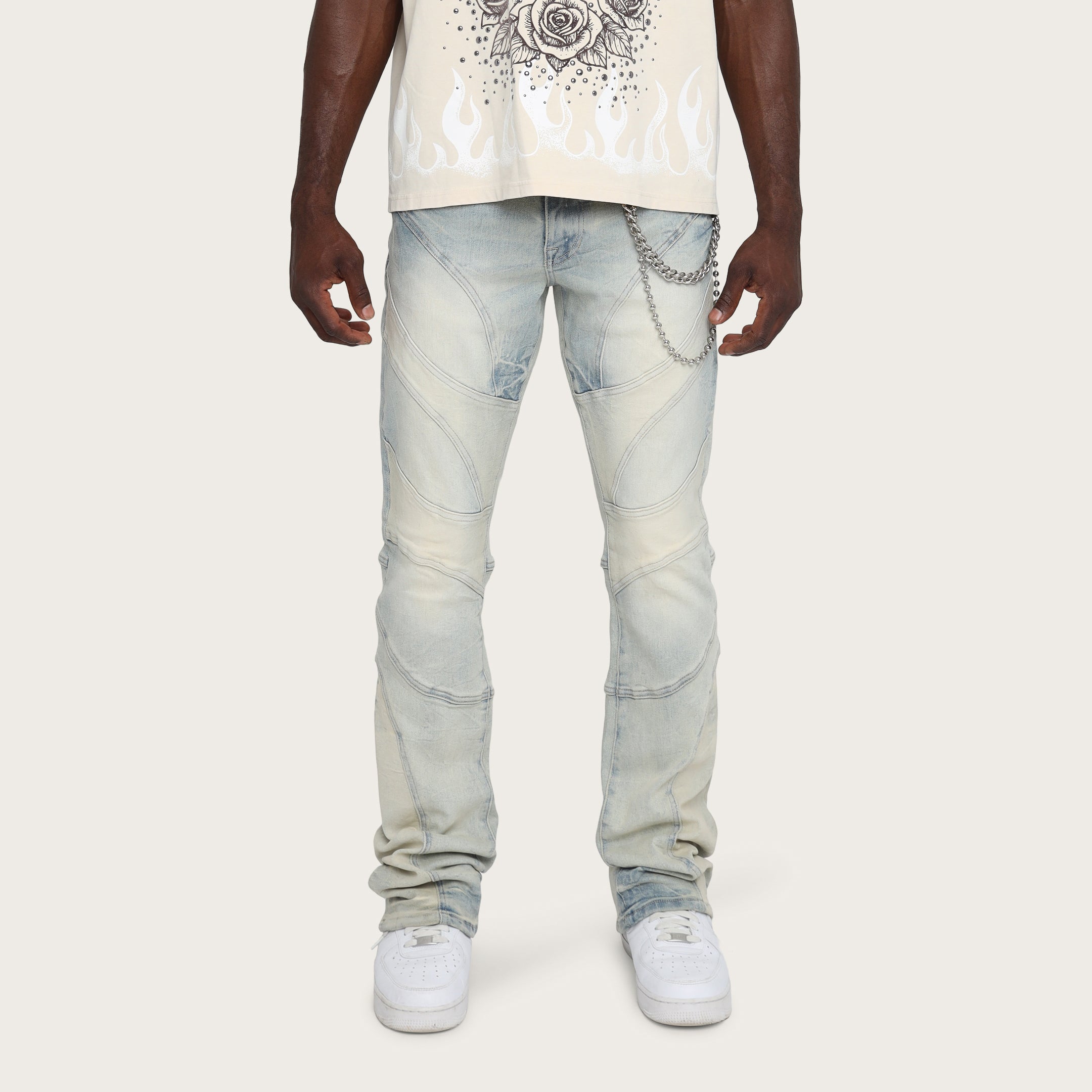 Smoke Rise "Engineered" Stacked Pants