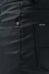 Serenede "Caviar 7" Wax Jet Black Jeans