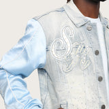 Smoke Rise "Visionary" Rhinestone Denim Jacket