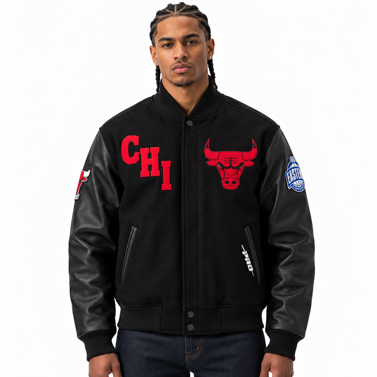Pro Standard Bulls First Team Varsity Jacket
