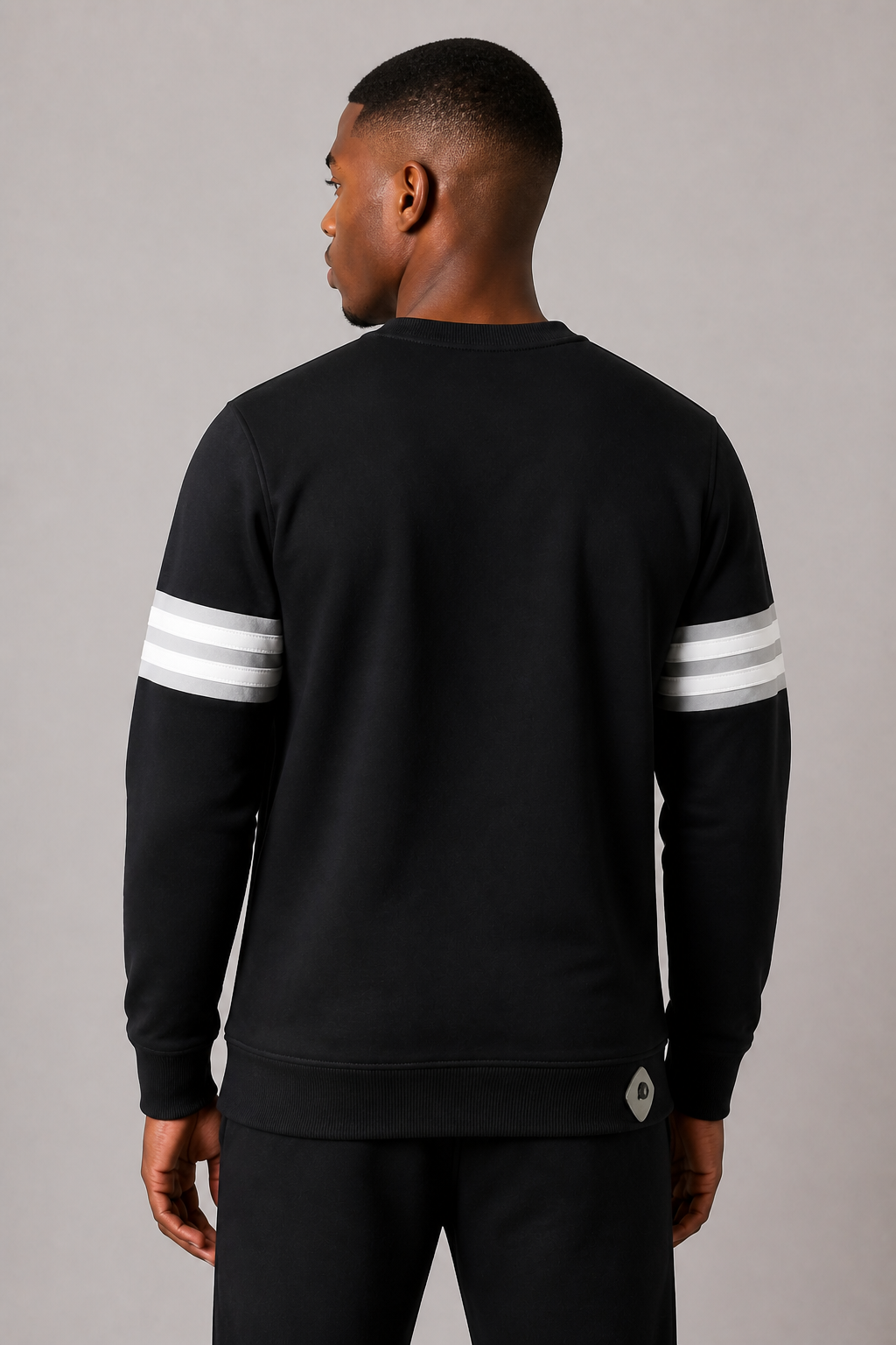 Black Pike "Blessed" Fleece Sweater - Black