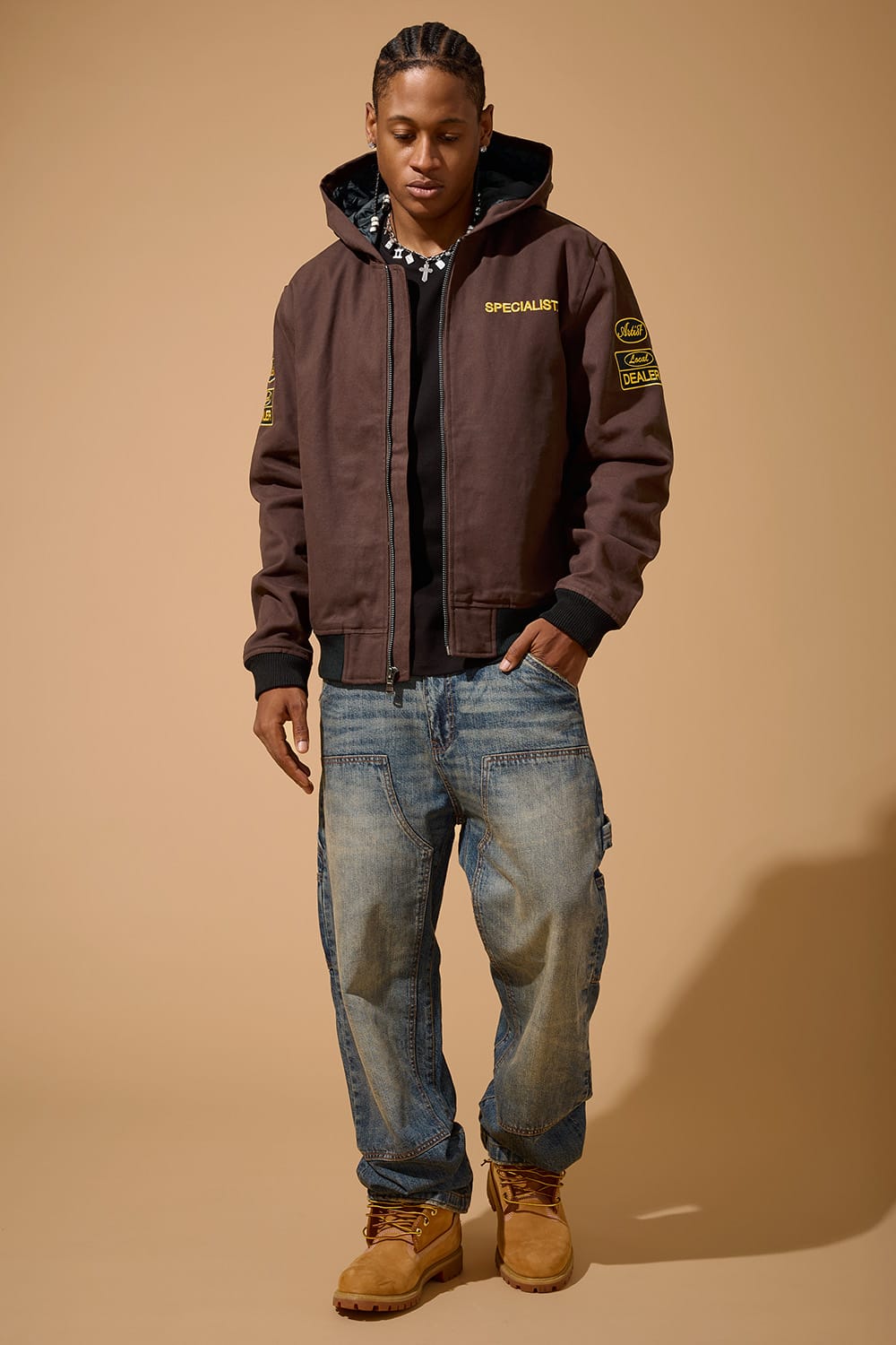Jordan Craig "Overnite Re-up" Zip Hoodie Work Jacket