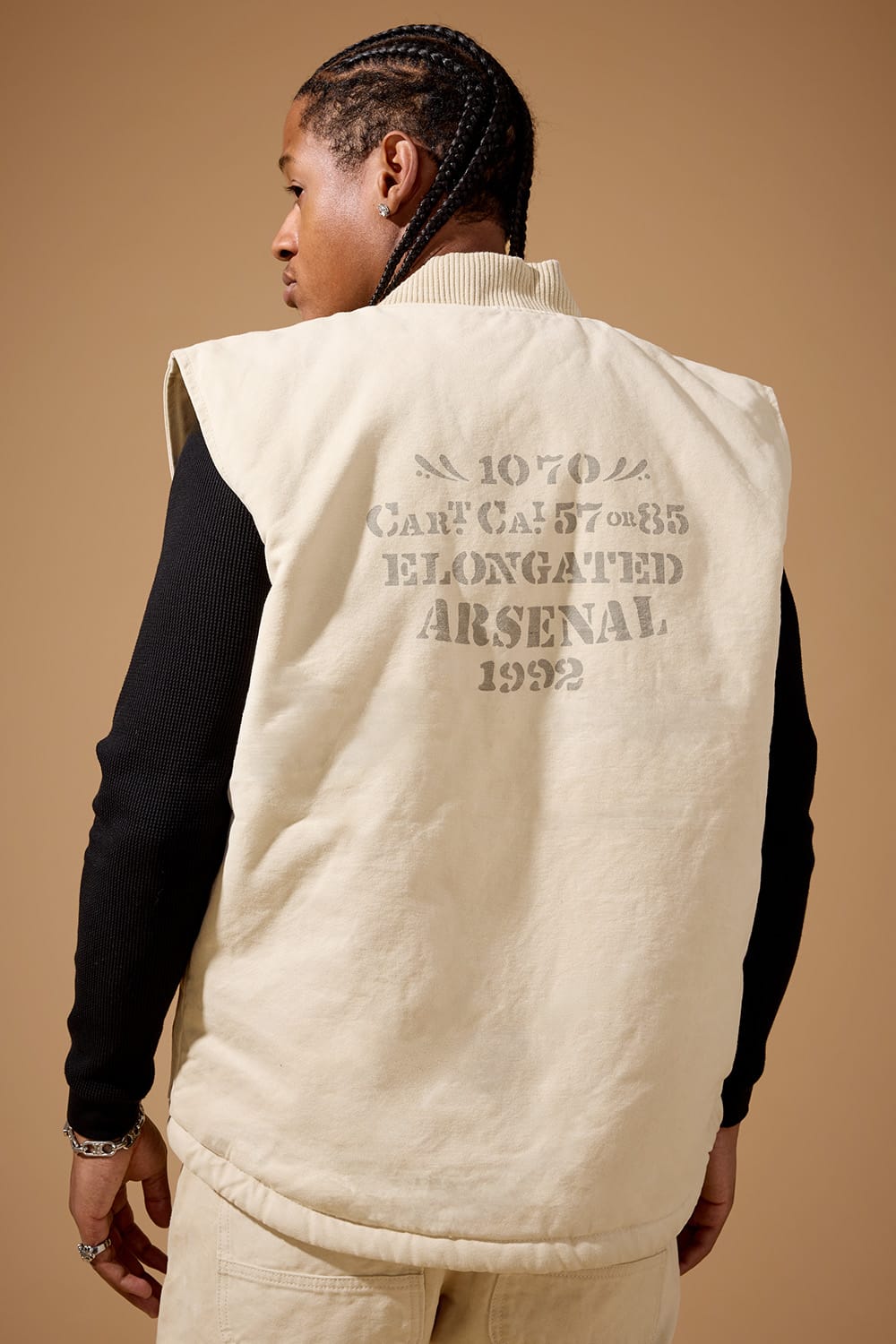 Jordan Craig "Local Dealer" Duck Canvas Vest - Natural