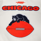 Pro Standrard Bears Gameday Double Knit Retro Jacket - Eggshell