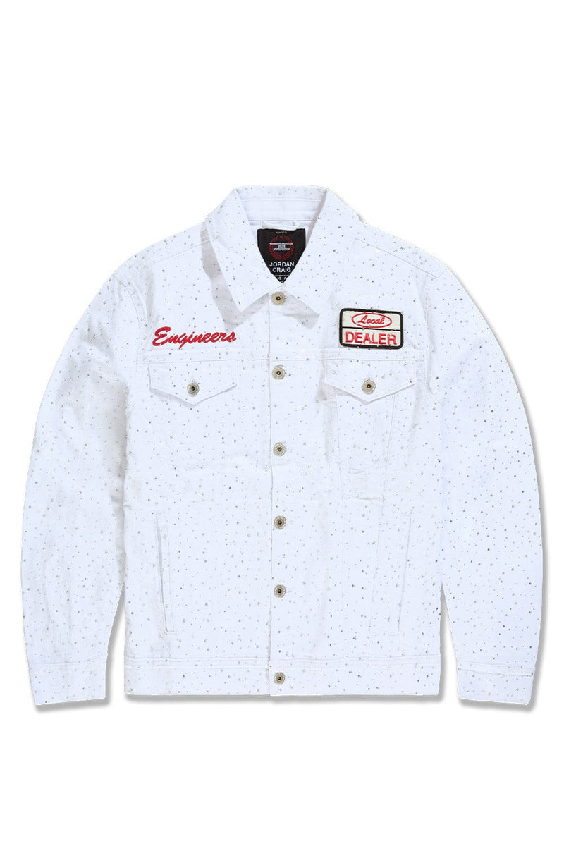 Jordan Craig "Local Dealer" Rhinestone Trucker Denim  Jacket
