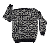 One In A Million Cross Pattern Mohair Crewneck