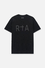 RTA Liam Black Crystal T-Shirt