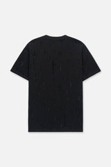 RTA Liam Black Crystal T-Shirt
