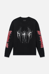 RTA Lawrence Long Sleeve Tee - Black Cyber Siglism "LOST FREQUENCIEZ"