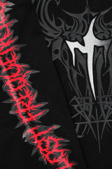 RTA Lawrence Long Sleeve Tee - Black Cyber Siglism "LOST FREQUENCIEZ"