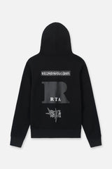 RTA Dion Hoodie Black Cross Grillz "LOST FREQUENCIEZ"