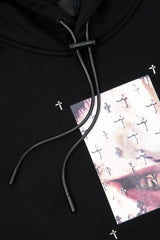 RTA Dion Hoodie Black Cross Grillz "LOST FREQUENCIEZ"