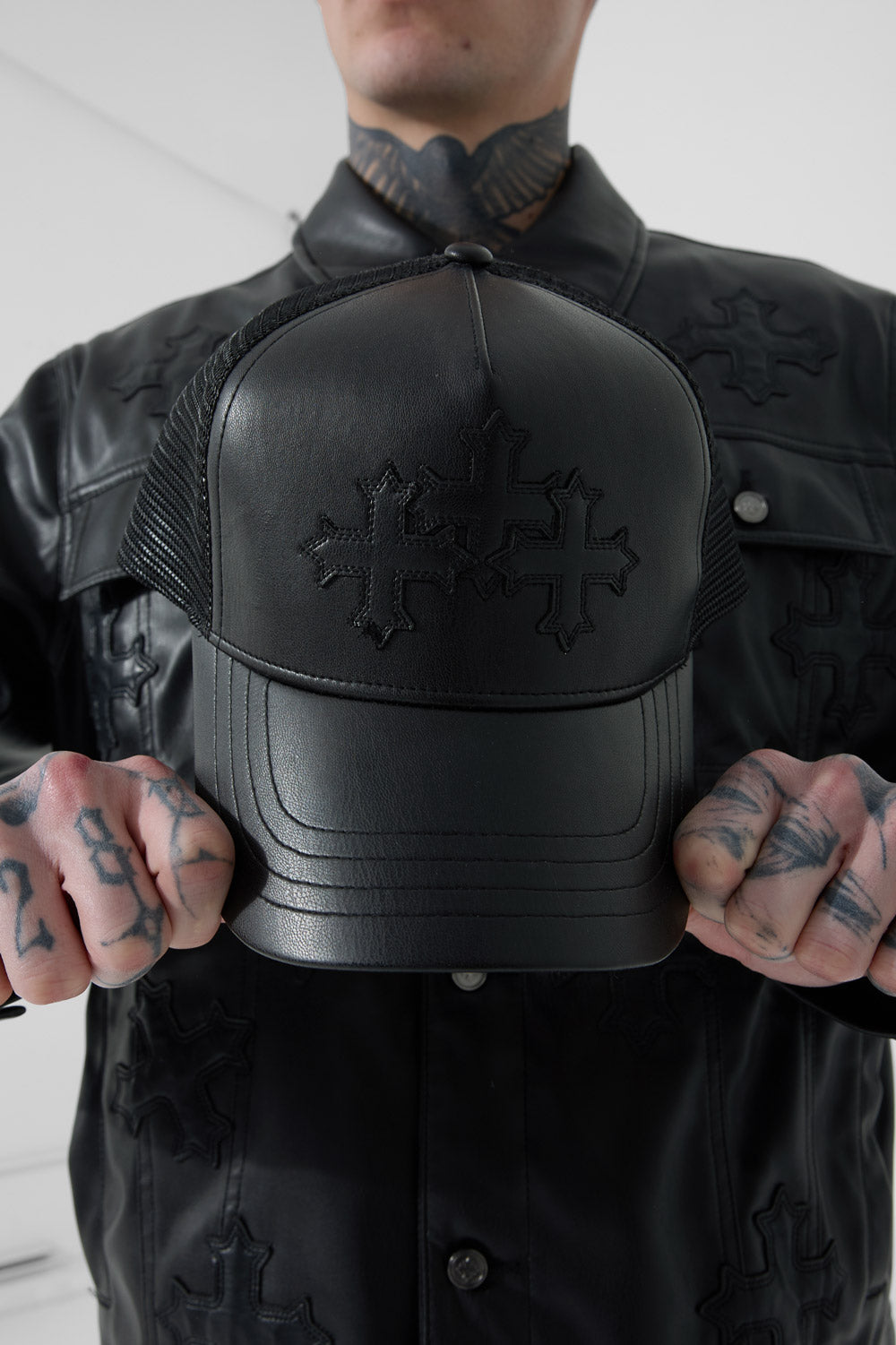 See You In Paradise Eden Trucker Leather Hat