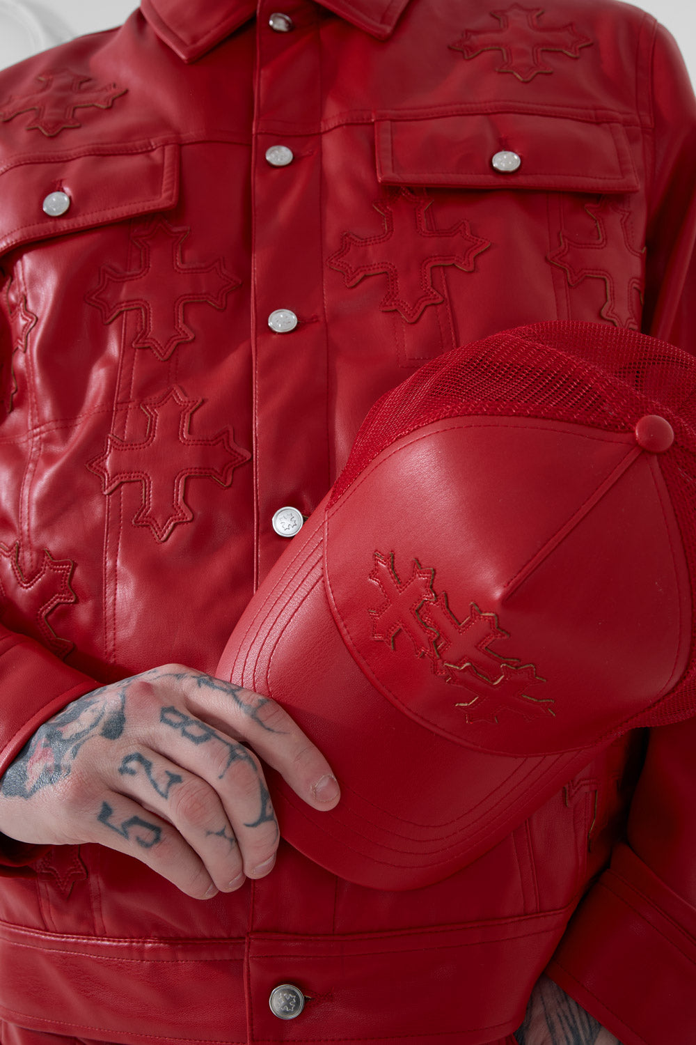 See You In Paradise Eden Trucker Leather Hat