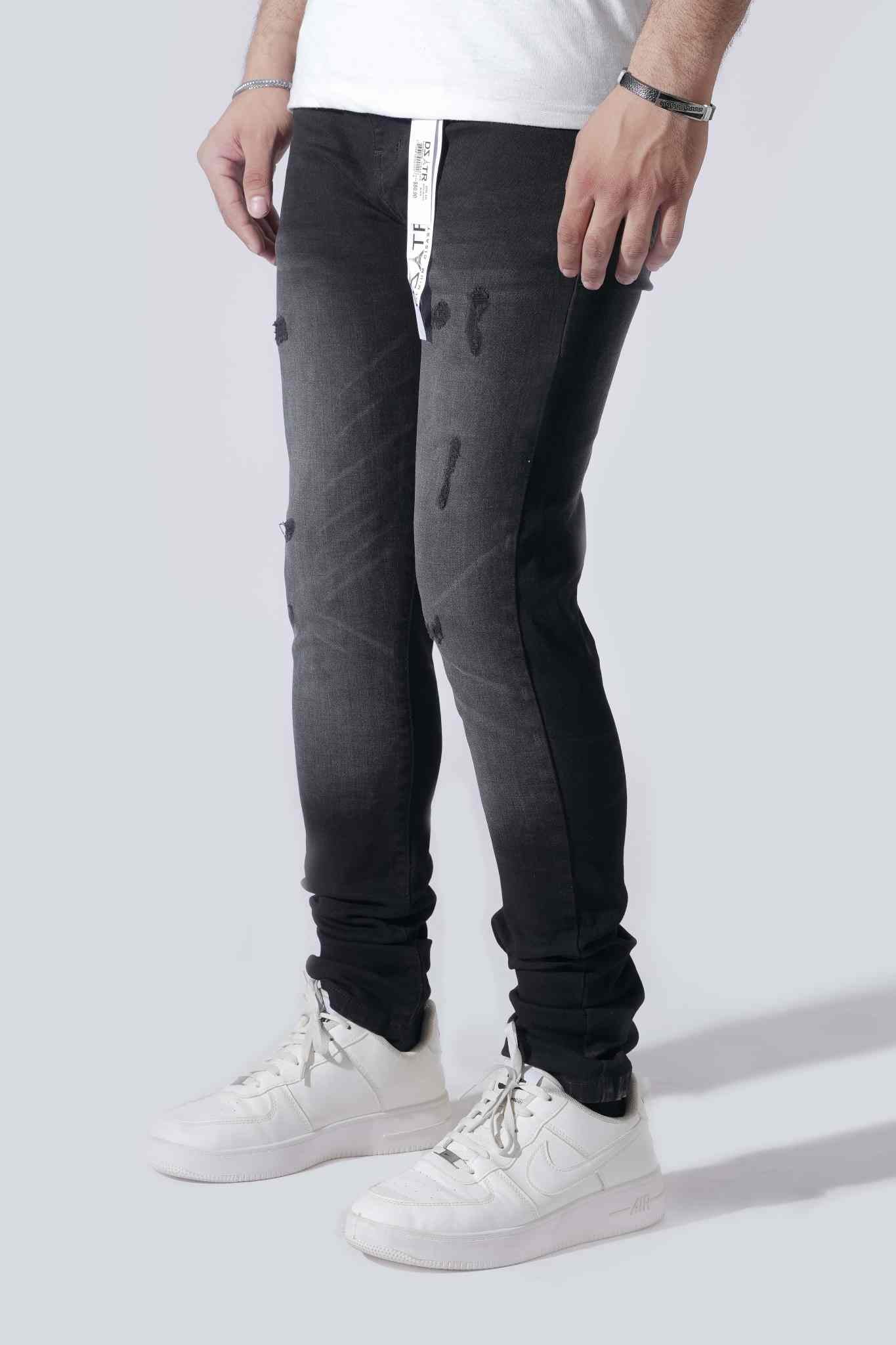 Disaster Ultra Skinny Stretch Denim - Black