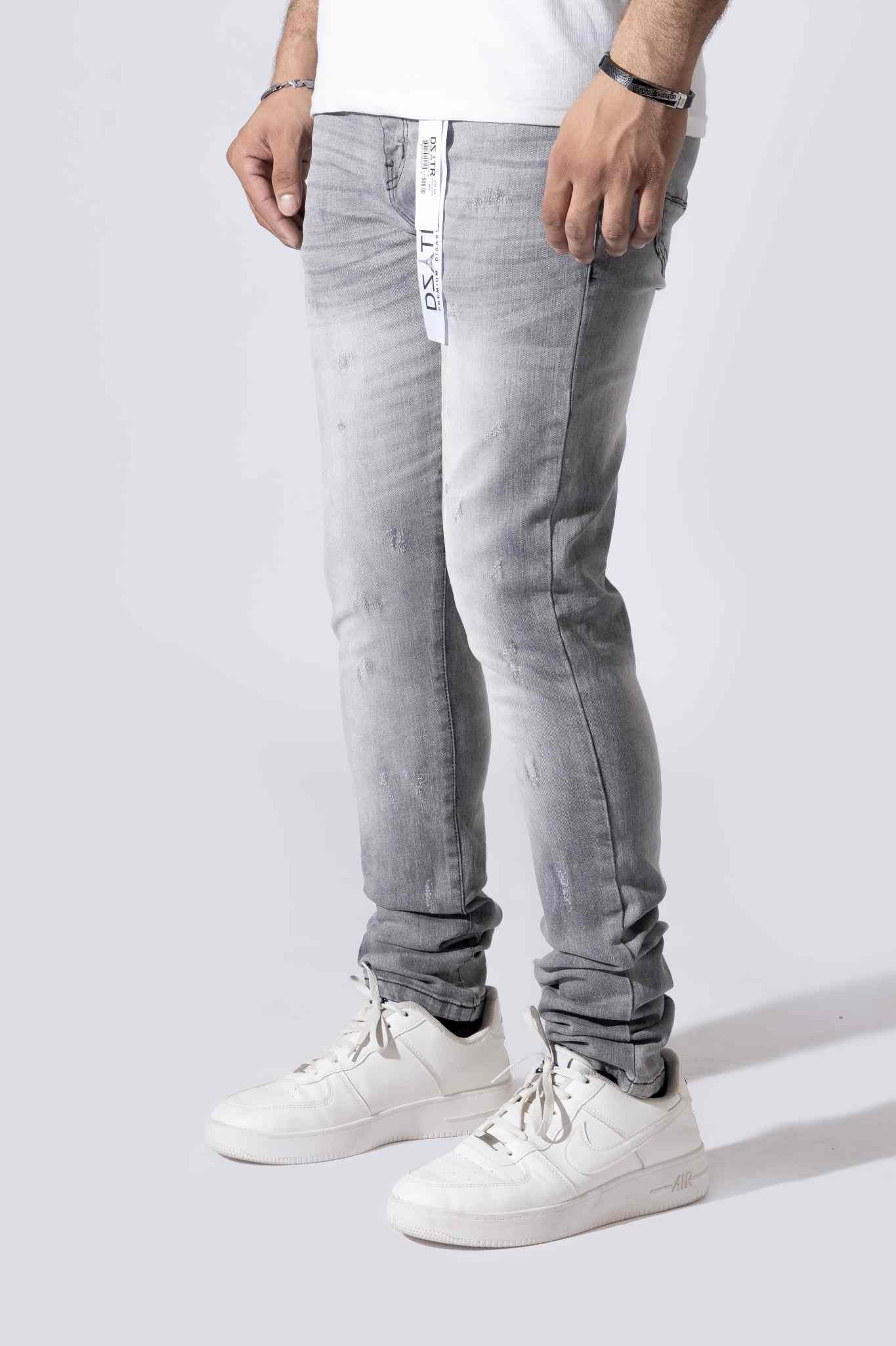 Disaster Ultra Skinny Stretch Denim - Grey