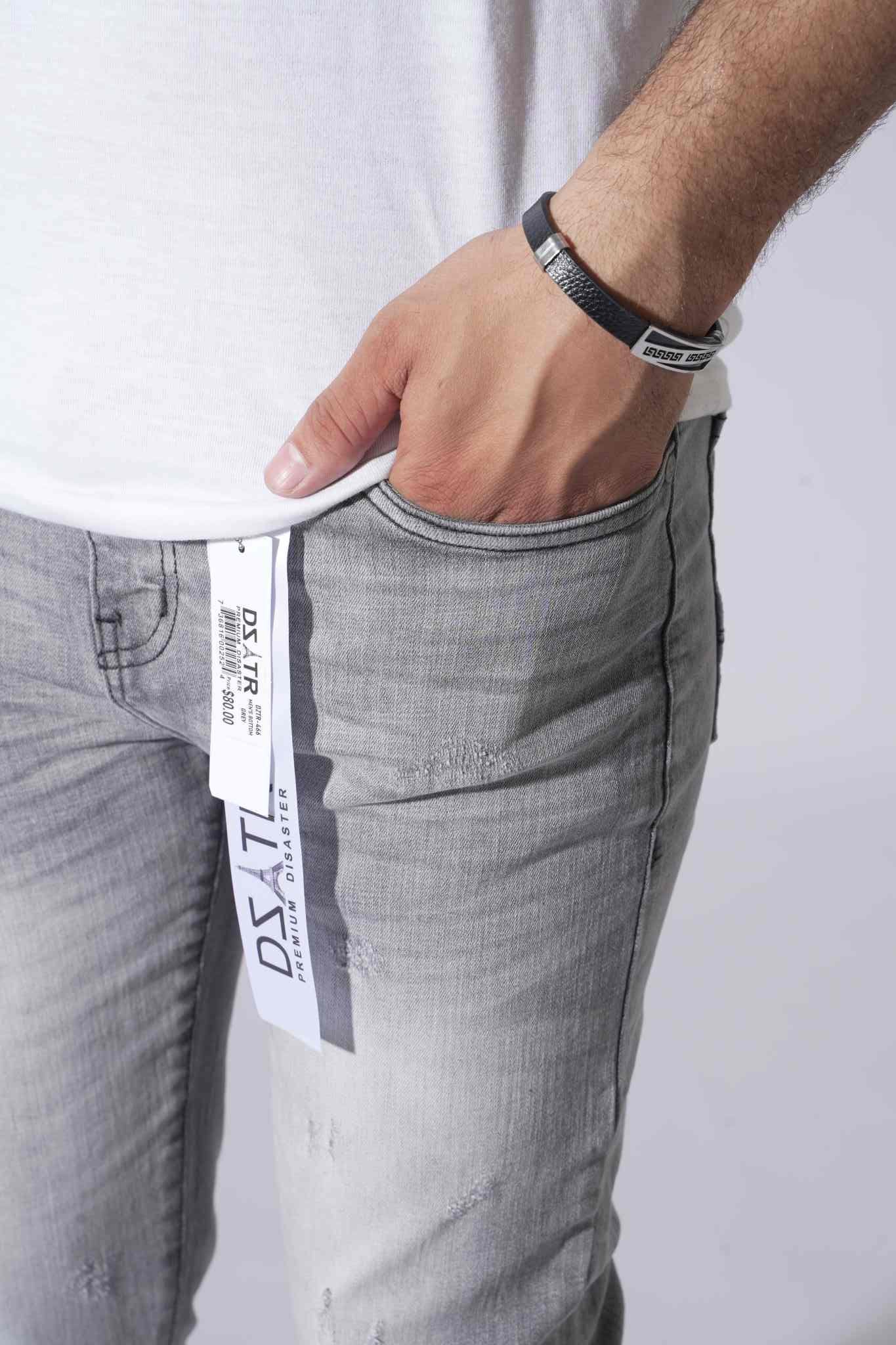 Disaster Ultra Skinny Stretch Denim - Grey
